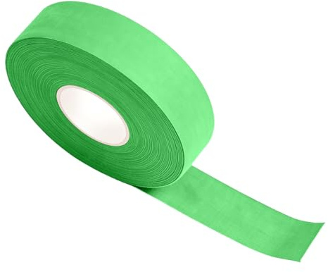 NAUZE 25m X 25mm Hockey Stick Tape Polyester-Cotton Field Hockey Stick Grip Tape Anti Slip Cloth Ice Hockey Tape for Ice Hockey Tennis Golf (Green)
