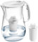 Nakii Jarra de filtro de agua de larga duración | Tecnología de filtración y purificación rápida suprema | Elimina el cloro, el plomo y otros metales pesados, eliminando la cal para un sabor limpio de