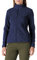 Outdoor Ventures Damen Fleecejacke mit Durchgehendem Reißverschluss Stehkragen Frauen Leichte Fleece Sweatjacke Warme Damenjacke für Laufen, Wandern und Freizeit Navy Blau L