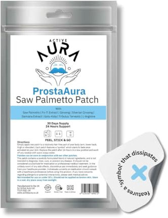 ProstaAura Patches x30 - Prostate Health Urinary Tract Hair Loss