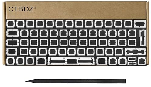 CTBDZ Teclas de teclado de repuesto con bisagras de mariposa para MacBook Pro Retina de 13 pulgadas / 15 pulgadas A1706 A1707 2016 2017 años, MacBook Retina de 12 pulgadas A1534 2017 año
