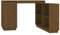 Generisch Schreibtisch,Schreibtisch aus massiver Kiefer – honigbraunes Finish – 110 x 50 x 75 cm – multifunktionaler Arbeitsplatz