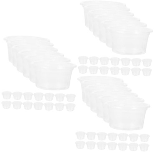 Yardwe 60stücke Transparente Reptilienfutterschalen Praktische Wassernäpfe Für Eidechsen Schlangen Und Andere Reptilien Für Tägliche Fütterung Und Tränke