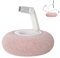 Fuzzy Bowl with Holder, Tablet Pillow Stand, Compatible with 4.7-13 Phone/Tablet, 360°Adjustable Phone Holder for Bed with Soft Plush Fabric, Detachable Bowl