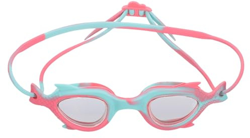 Levemolo Occhialini da Nuoto per Ragazza Design Cartone Animato Coda di Pesce, Anti Appannamento e Guarnizione Morbida, per Vacanze Estive e Attività Acquatiche