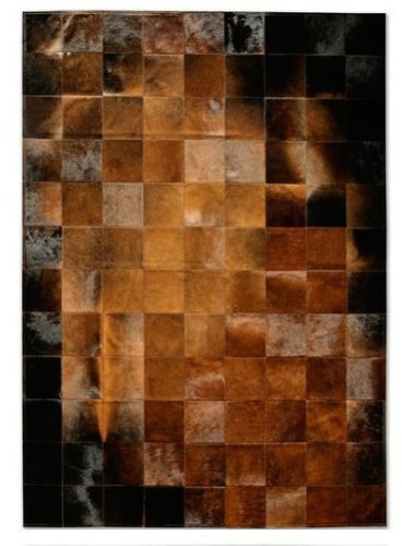 Vip-leather NEU KUHFELL Patchwork Teppich (120 cm x 180 cm)