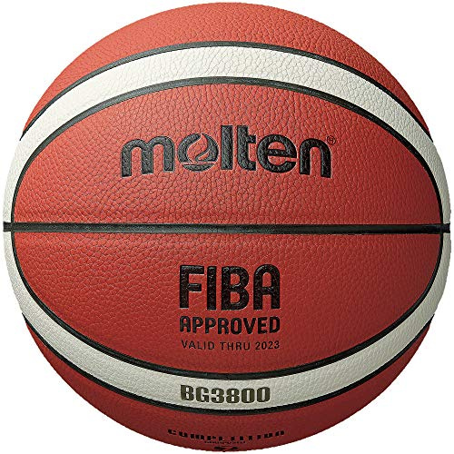 Molten BG3800 Series, Indoor/Outdoor Basketball, FIBA Approved, Size 5