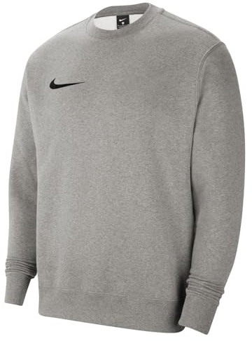 Nike Herren M Nk Flc Park20 Crew Sweatshirt, Dk Grey Heather/Black, S EU