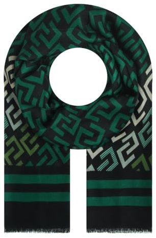 Majea Halstücher Damen Tuch Kopftuch Halstuch Schal Damen-Schal Tücher Damen Stola (880032) (grün 4)