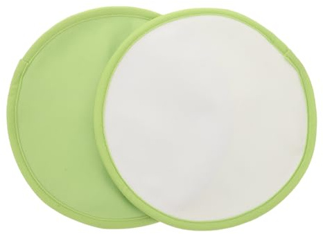 Hoement 2piezas Compresas De Aceite De Ricino Reutilizables Cuidado Del Pecho Disco Absorbente Para Lactancia y Relajación