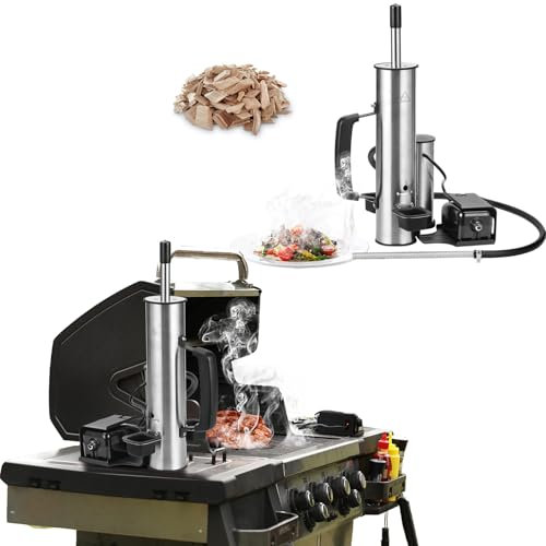 Générateur de fumée froide, tube pour fumoir à granulés, générateur pour barbecue à gaz, fumoir électrique portable sans fil, fumage chaud ou froid, fumoir à granulés : boîte pour tout barbecue