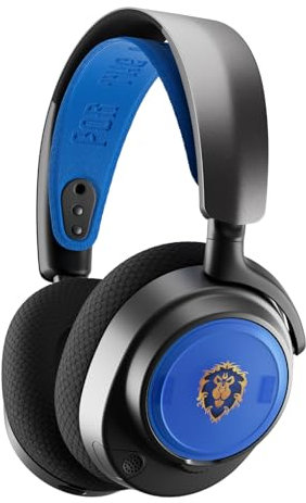SteelSeries Arctis Nova Booster Pack - World of Warcraft Alliance Edition - Kostenloses In-Game-Item - Gaming-Headset-Zubehör - Nylon-Kopfband - Einzigartige Lautsprecherabdeckungen - Limited Edition