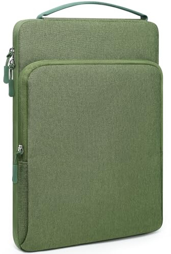 HYZUO 17-17,3 Pollici Borsa per portatile per 17 17,3 HP/Dell/Lenovo/ASUS/Acer/LG/MSI Gaming Laptop/Razer Blade 17/18, Uomini Donne NoteBook Custodia protettiva Borsa, Verde Erba