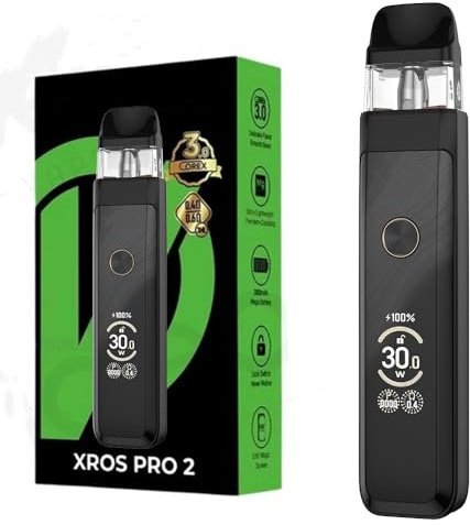 For Vaporesso XROS PRO 2 Pod Kit 30W 2000mAh Battery - 3ml 0.4Ω + 0.6Ω COREX 3.0 Mesh XROS Pod MTL- RDL Vaporizer, No nicotine, No e-liquid