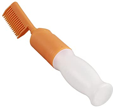 Yinhing Botella de Tinte para el Cabello con Peine, Botella Aplicadora de Peine de Raíz de 110 Ml, Escala Graduada para el Hogar, Barbería, Tratamiento del Cuero Cabelludo, Kit de