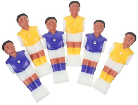 YARNOW 6St Fußball Marionette Rentierfiguren aus Acryl stapelbarer Formelspender Kinder fußball Kinderfußball Tischfußballspieler Mini-Fußballfiguren Fußballtisch Fußballmaschine