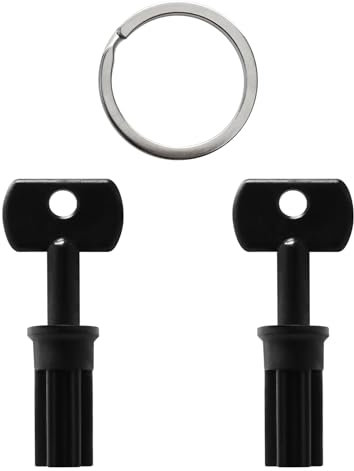 R8969 - Llave de repuesto para exteriores con esfera de lluvia, llaves de repuesto para cajas de riego de aspersores de controlador de Irritrol (2 piezas)