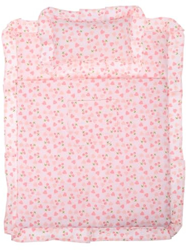 Saco De Dormir para MuñEcas De 20Cm con AlgodóN Suave Y Almohada Juego De Accesorios para Dormitorio De MuñEcas Rosa