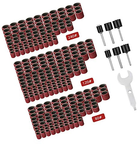 SHINEOFI 307Piezas Accesorios Para Amoladora Eléctrica Círculos De Esmeril Goma Compatible Con Herramientas Rotativas Para Lijar y Pulir