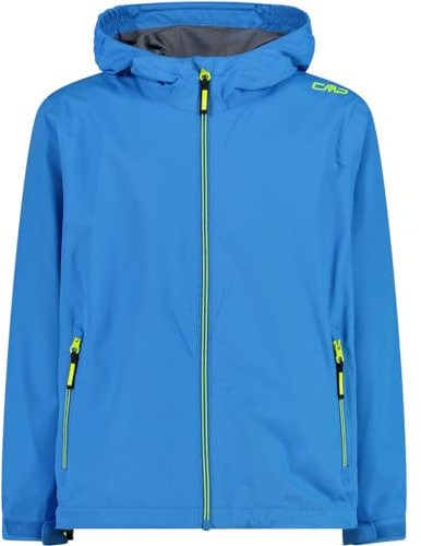 CMP Giacca Pioggia In Poliestere Antistrappo Da Bambini, Giacca Unisex - Bambini e ragazzi, Regata, 128