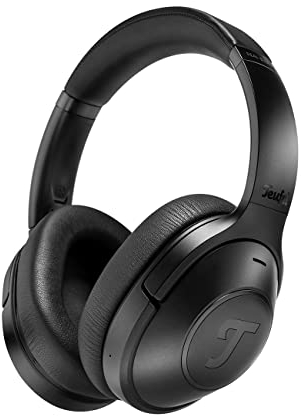 Teufel Real Blue Auriculares Inalambricos Bluetooth con Micrófono para Llamadas nítidas, hasta 55h de batería, Deep Bass, Control de Voz, Función ShareMe - Negro