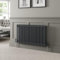 DuraTherm® 600 x 1010mm Anthracite Grey Traditional Horizontal Designer Radiator Double Column Colosseum Cast Iron Style Central Heating Panel Radiators Rad