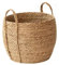 Panier de jardinière en osier, panier de plantes en jute tissé, panier rond, panier d'herbe marine pour arbres artificiels, pot d'olivier avec poignée, grand panier pour les plantes à l'intérieur,