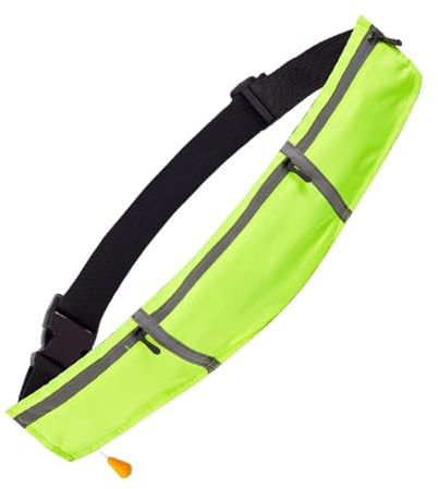 Cinturones de natación: Chaleco de flotación Inflable automático 150n flotabilidad, Chaqueta de Seguridad, Mejora de Seguridad Reflectante, Entrenamiento de Equipo de Supervivencia para Rescate,