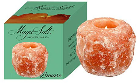 Portacandela di Sale dell Himalaya - Magic Salt® Lighting For Your Soul