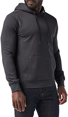 FM London Hyfresh Pullover Capucha, Forro Polar y Tecnología de Protección Frente a Olores, Suave, Cómoda y Duradera Gris Oscuro (Charcoal 22) XX-Large para Hombre