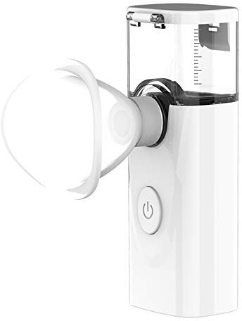 Fututech Nebulizzatore per gli Occhi Massaggiatore Occhi Lavaggio Elettrico Umidificatore Spa per Occhi Vaporizzatore Portatile Sollievo Fatica Nebulizer for Eye (Bianco)