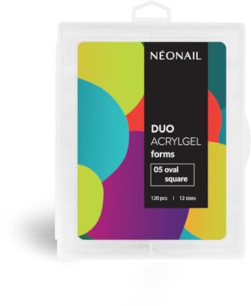 NEONAIL Capsules Popits Duo Acrylgel - Faux Ongles Capsule Ongles Popit Ongle - Popits Pour Ongles - Faux Ongle UV Gel Extension d'Ongle - 05 Oval Square - Carrées - 120 pcs