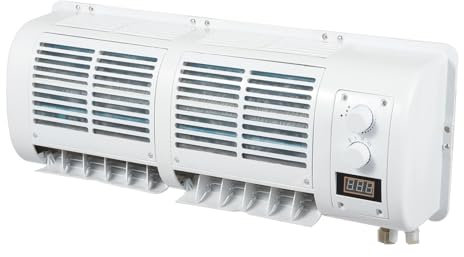 ACROSSPART Air Conditioner LCD Wall Mounted Portable Cooling Fan for Car, Caravan and Truck