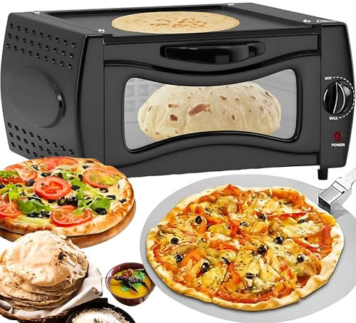Senshi Mini Electric Tandoor Oven Pizza Chapati Roti Lahmacun Manakish Naan Bread Maker Tandoori Takeaway Kitchen Appliance Top Plate