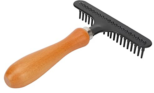 Mattskrapa, Handhållen Mattkratta Rengöring Grooming Rostfritt Stål Hårfrisör Matta Rake Matta Kam Rake Mattborste för Skönhetssalong