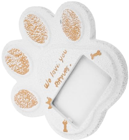 Toddmomy Lápida para Mascotas para Perros al Aire Libre 15x15 Cm Cemento Claro Piedra Conmemorativa Jardín Marcador Tumba Perro Placa Memorial para Patio y Cementerio