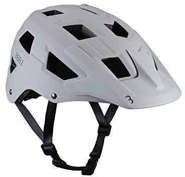 BBB Cycling Casco Da Bici Uomo e Donna Visore Rimovibile e Reti Anti Insetto Ciclismo e MTB Condor BHE-35 Bianco e Argento L (58-61cm)