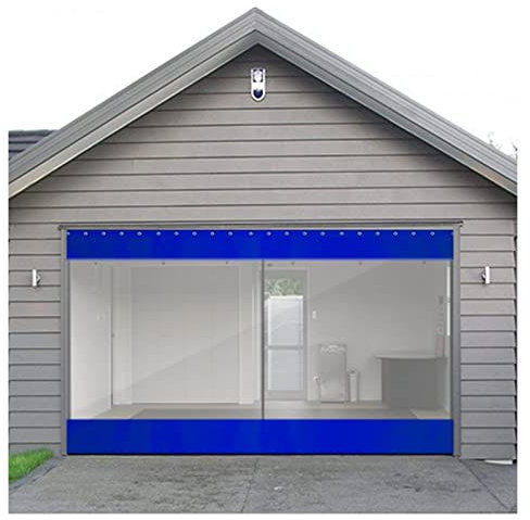 KFGDFD Winddichte PVC Plane Seitenwand für Terrassenüberdachung Schiebevorhang Terrassenvorhang Transparent Terrassenvorhang Garagenvorhang 47 Größen (Size : 1x2.5m)