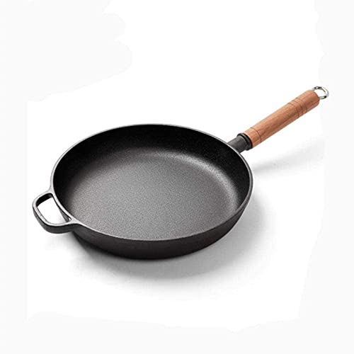 Stekpanna Elektromagnetisk induktionsstekpanna - gammaldags pannkakspanna, hälsosam och hållbar, universell för induktionsspis och gasspis (24 cm)