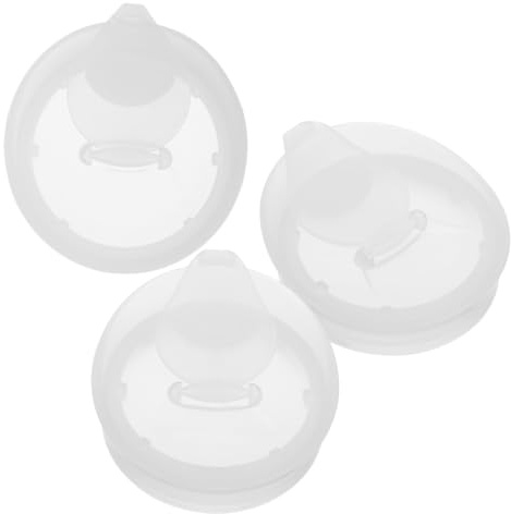 HOMSFOU Set da 3 Coperchi per Brocca D'acqua in Plastica Alimentare, Tappi di Ricambio Chiusura Ermetica per Caraffe Vetro, Sostituzione Tappi Brocche per Uso Cucina e Riutilizzabile