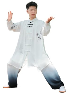 Trajes De Tai Chi Uniforme de Tai Chi for mujer, traje de práctica for rendimiento masculino