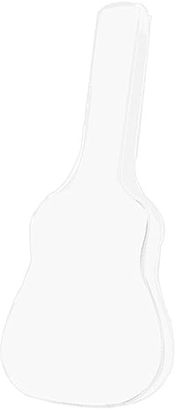 BOFRHME 1 Pièce Housse Anti-Poussière pour Guitare Transparente Translucide Anti-Poussière Étanche Housse de Guitare Électrique Acoustique Sac de Rangement de Protection