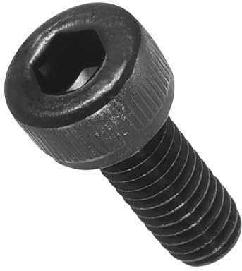 METALLIXITY Tornillos de Cabeza Cilíndrica con Hexágono Interior (M4-0.7x10mm) 50pcs, Acero al Carbono Allen Tornillo de Cabeza Hexagonal Métrico - Grado de Máquina 12.9 Rosca Completa, Negro
