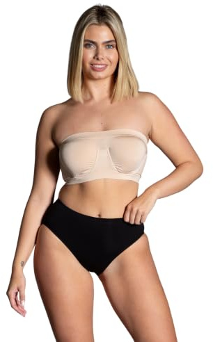 Rhonda Shear Ahh Angel sömlös bandeau-bh, M
