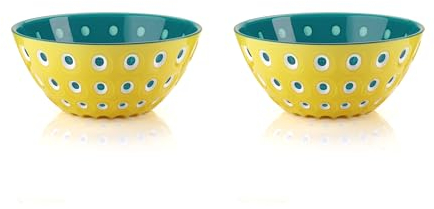Guzzini - LE MURRINE -Set 2 ciotoline giallo/blu