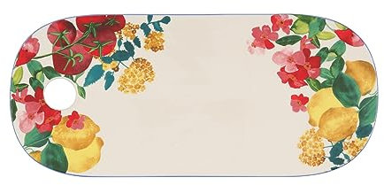 Maxwell & Williams DR0534 Platte eckig, 40 x 18 cm - Keramik glatt, bunt - Serie Capri - mit Geschenkbox