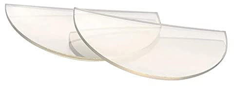 2 Pack Reusable Silicone Bifocal Reading Lens - Stick-on Presbyopic Magnification Lenses 1.0-3.5 - Glasses Stick-On Replacement Patch