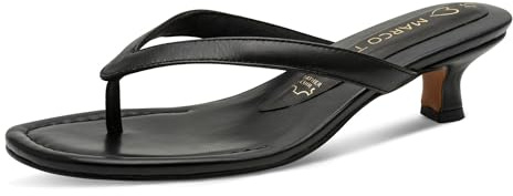 Marco Tozzi Mule da Donna in Pelle con Morbido Plantare Feel Me Fodera Morbida Effetto Pelle Queensize, Nero (Black), 39 EU