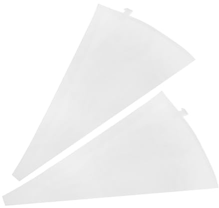 DECOMELODY 2 Piezas Bolsa de Manga Pastelera Reutilizable para Decoración de Pasteles y Cupcakes de Unidades Práctica para Glaseado y Repostería Casera