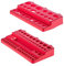 KADAX Tool Carrier, Red Plastic Tool Rack, 19 cm, 2 Shelves, Workshop & Garage